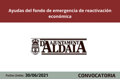 El Ayuntamiento de Aldaia aprueba las ayudas del fondo de emergencia de reactivacin econmica