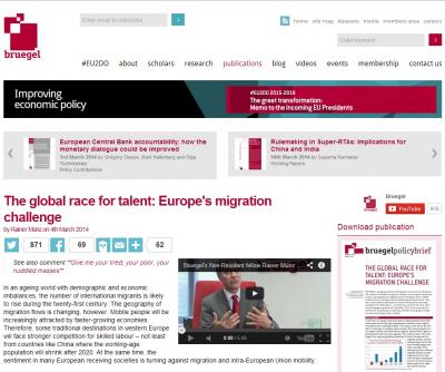 El desafo de la migracin del talento en Europa