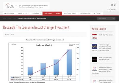 Research: The Economic Impact of Angel Investment 