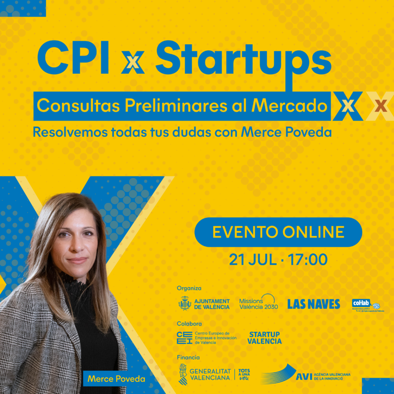 CPI x Startups: cómo aplicar a las Consultas Previas al Mercado de Valencia