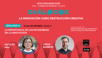 DILOGO 4: La importancia de los intangibles en la innovacin. Matilde Mas y Jorge Barrero