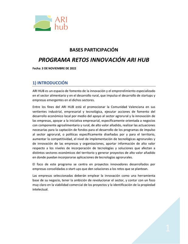 BASES RETOS ARI HUB