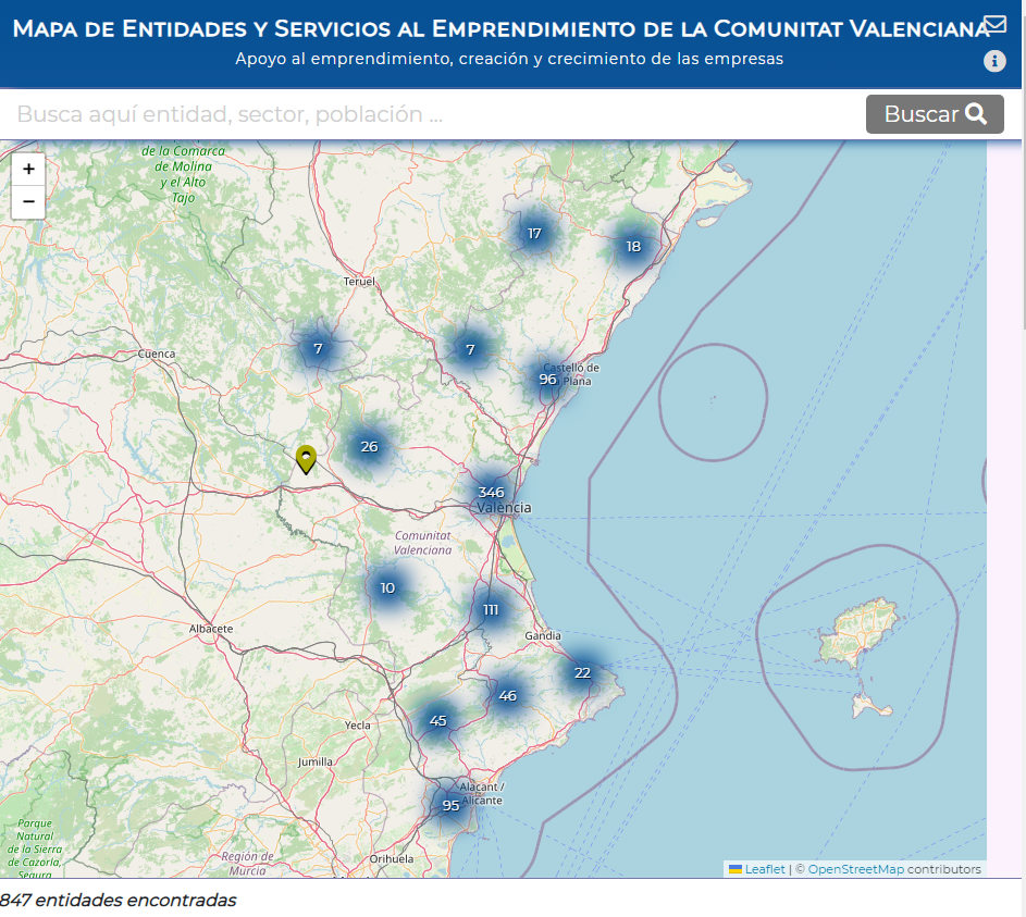 La Comunitat Valenciana ya cuenta con cerca de 900 puntos de atención a personas emprendedoras y pymes