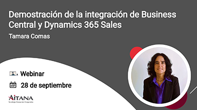 Demostración de la integración de Business Central y Dynamics 365 Sales