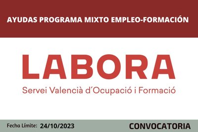 Ayudas del programa mixto de Empleo-Formación Garantía Juvenil 2023