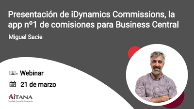 Webinar - Presentacin de iDynamics Commissions, la app n1 de comisiones para Business Central