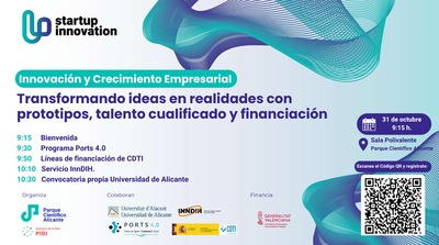 Transformando ideas en realidades con prototipos, talento cualificado y financiacin.