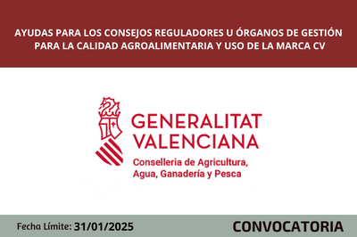 Ayudas para los consejos reguladores, rganos de gestin y entidades asociativas para la calidad agroalimentaria