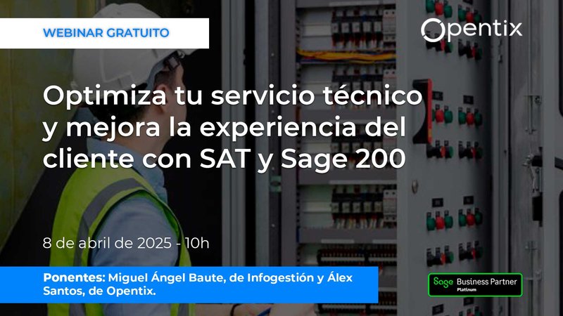 Optimiza tu servicio técnico y mejora la experiencia del cliente con SAT y Sage 200