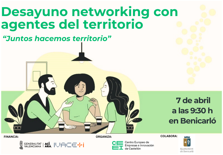 Desayuno de innovación con Agentes del Ecosistema de Emprendimiento de Castellón. ZONA NORTE