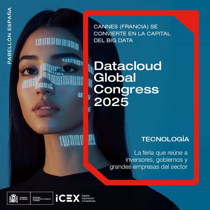 Datacloud Global Congress 2025 Francia | Pabellón España de ICEX