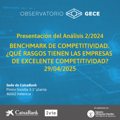 Observatorio GECE CaixaBank Ivie Abril 2025