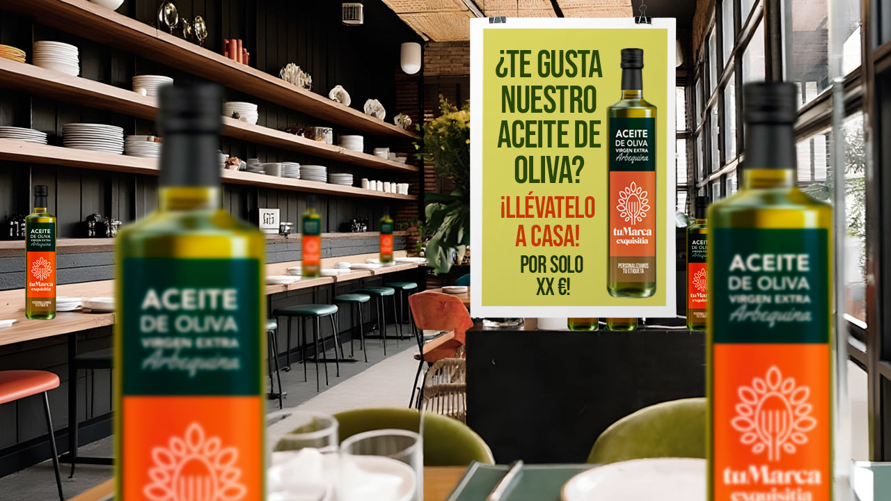 Aceite de Oliva personalizado para Restaurantes