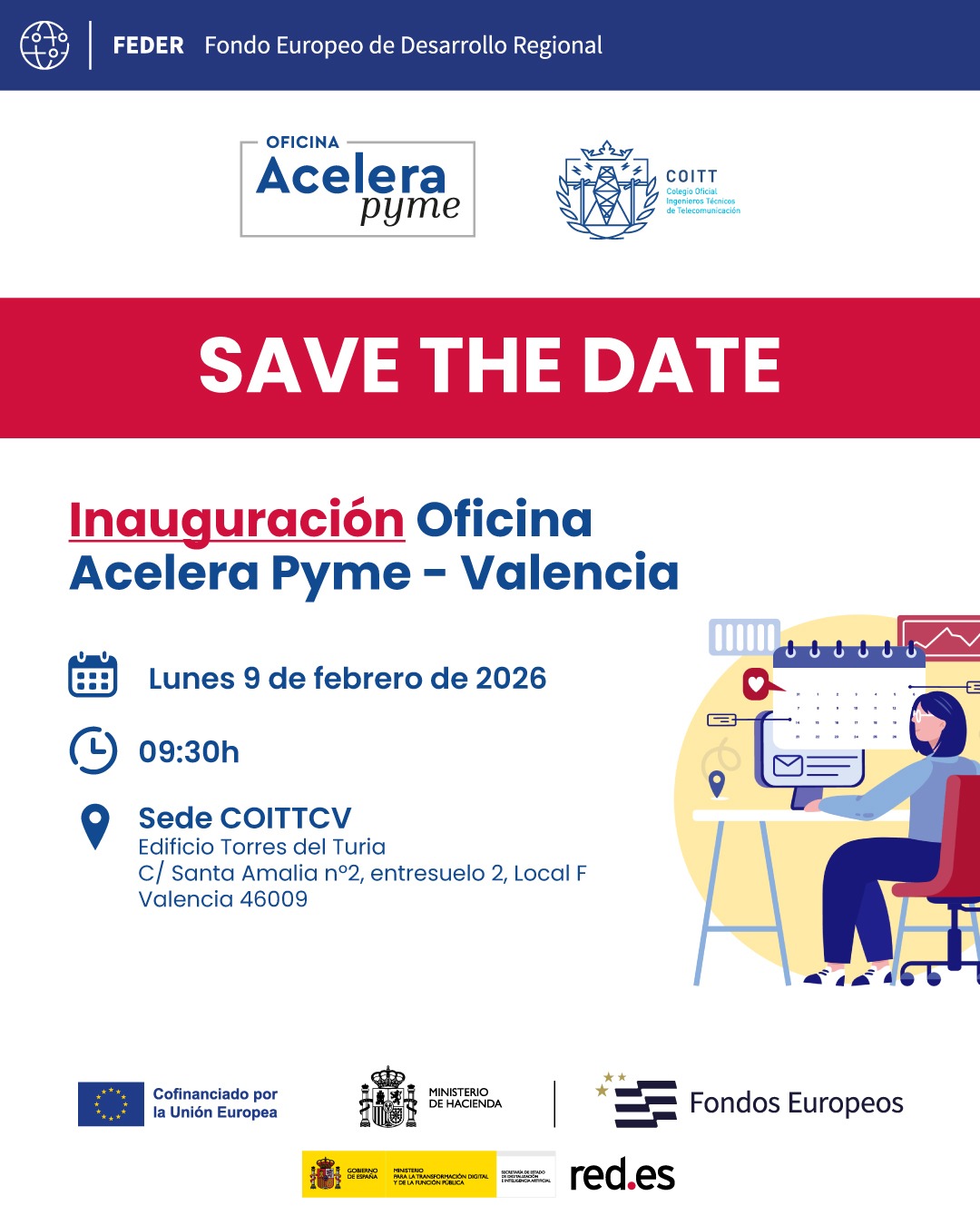 Acto de Presentación Oficial Oficina Acelera PYME Valencia COITT