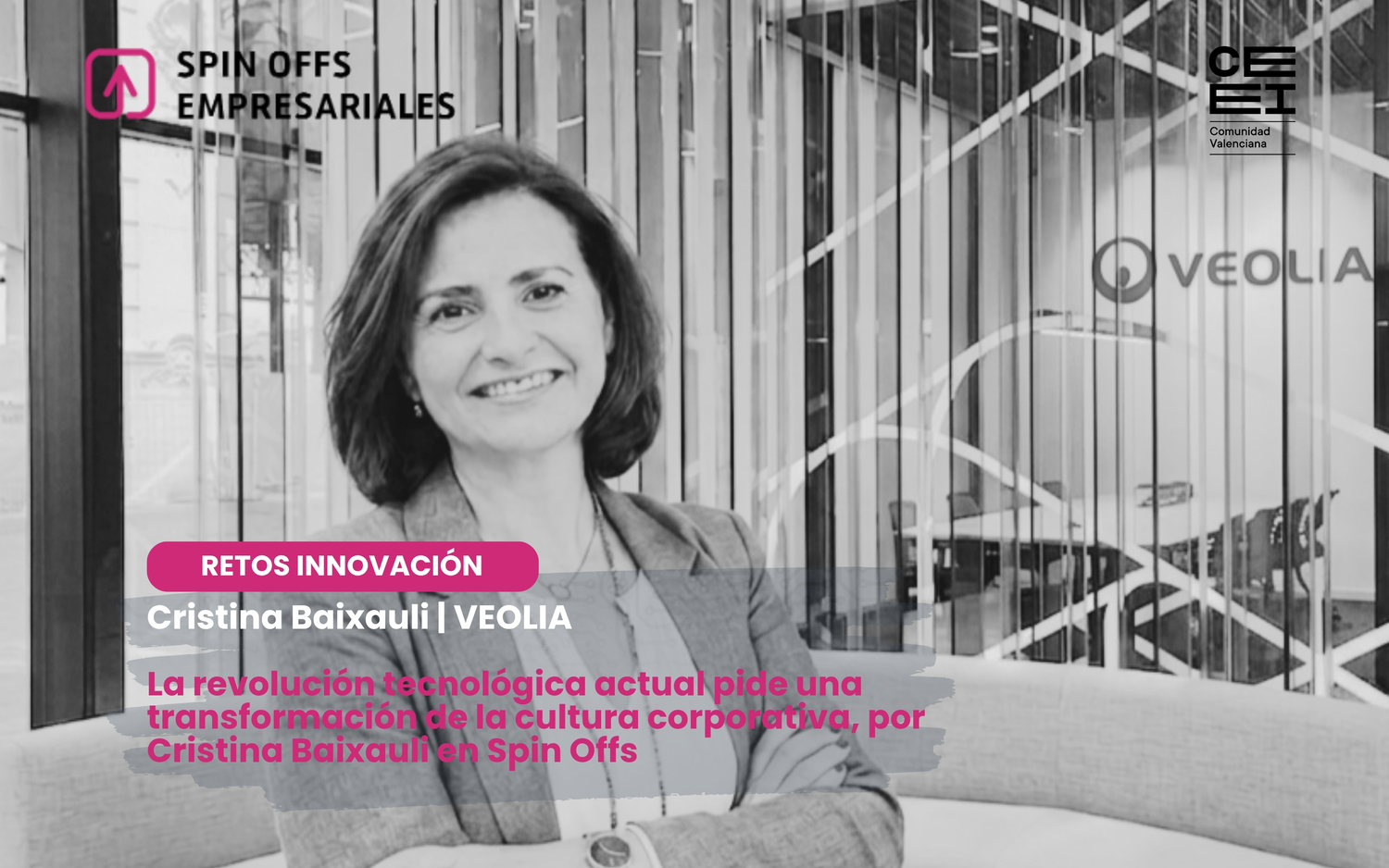 Cristina Baixauli, Directora de Innovación de Veolia España