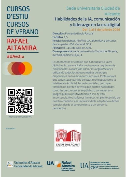 curso verano ua