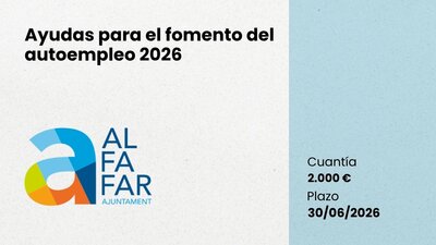 ayudas al fomento de la iniciativa emprendedora en Alfafar 2026