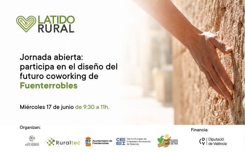 Jornada abierta: participa en el diseño del futuro coworking de Fuenterrobles