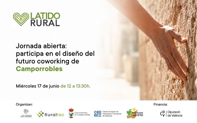 Jornada abierta: participa en el diseño del futuro coworking de Camporrobles