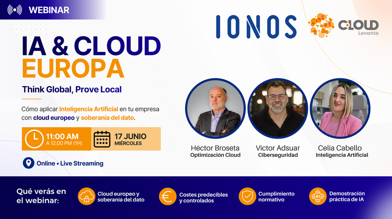Webinar gratuito IA & CLOUD EUROPA