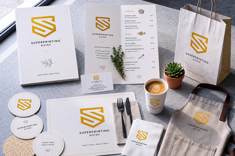 Imprenta para restaurantes y hostelería