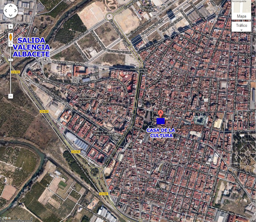 Mapa Alzira 01 - Enr�date Valencia 2013 Alzira