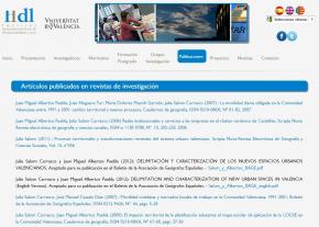 LInstitut Interuniversitari de Desenvolupament ofereix les seues publicacions on-line