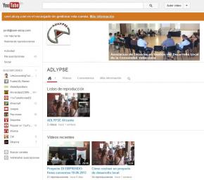 ADLYPSE pone en marcha su canal de Youtube