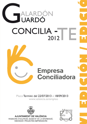 Cartel Galardón Concilia-te Ayuntamiento de Valencia