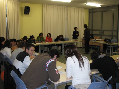 2009.Sesión IES Andreu Sempere