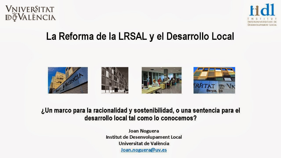 Presentació LRSAL