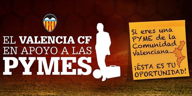Valencia CF en apoyo a las pymes