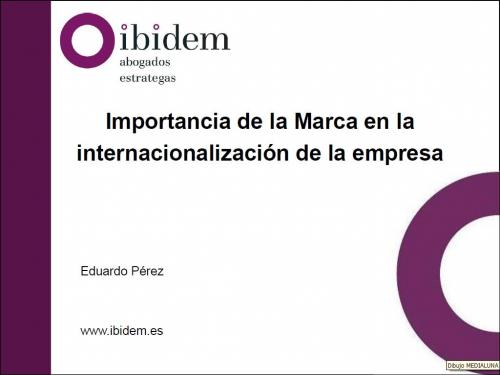 Importancia de la Marca en la internacionalizacin de la empresa. 