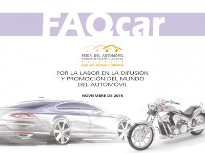 Placa del premio  Feria del Automvil de Valencia.