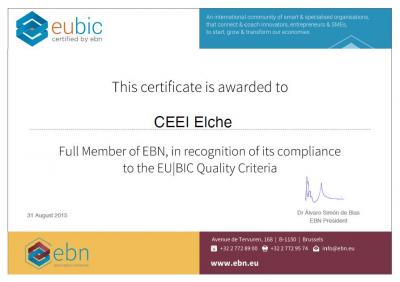 Certificado eubic