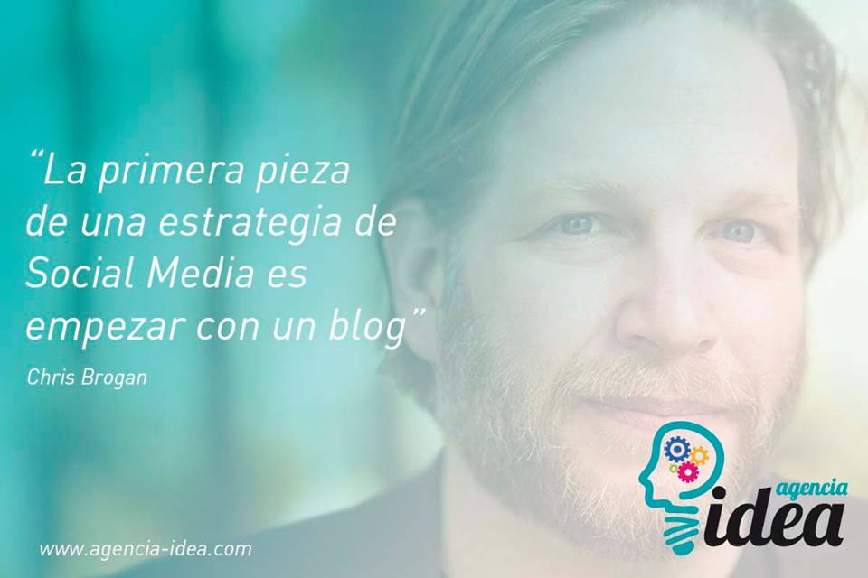 La primera pieza de una estrategia de Social Media, es empezar por un blog[;;;][;;;]