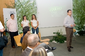 Luis Castells presentando Springlab
