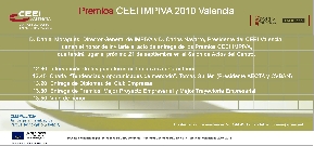 Invitacin y Programa del Acto de Entrega de los Premios CEEI-IMPIVA 2010