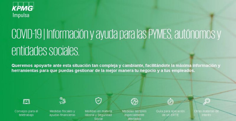 KPMG Impulsa - #teayudamos  Información y ayuda para las PYMES, autónomos y entidades sociales