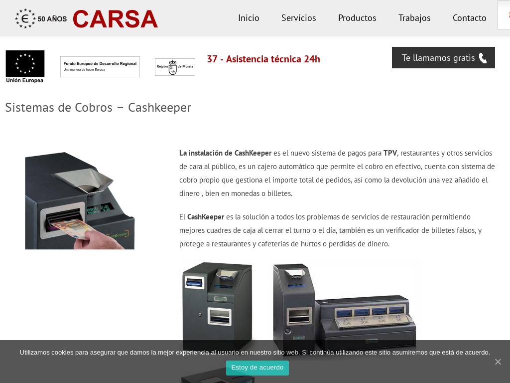 Instalación de CashKeeper - Balanzas Carsa