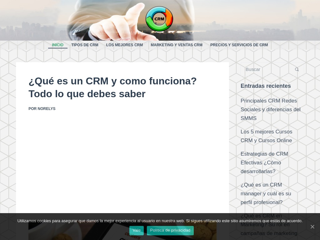 ¿Como funciona un CRM? Todo lo que debes saber en 2020
