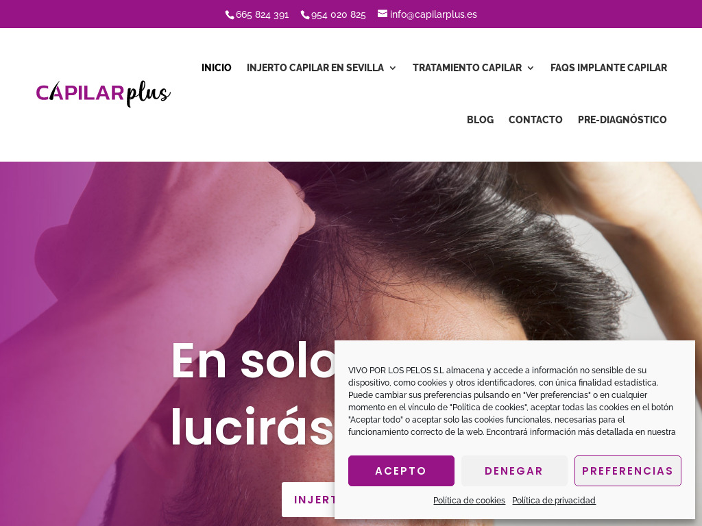 Injerto Capilar Sevilla - Clinica Capilar Plus